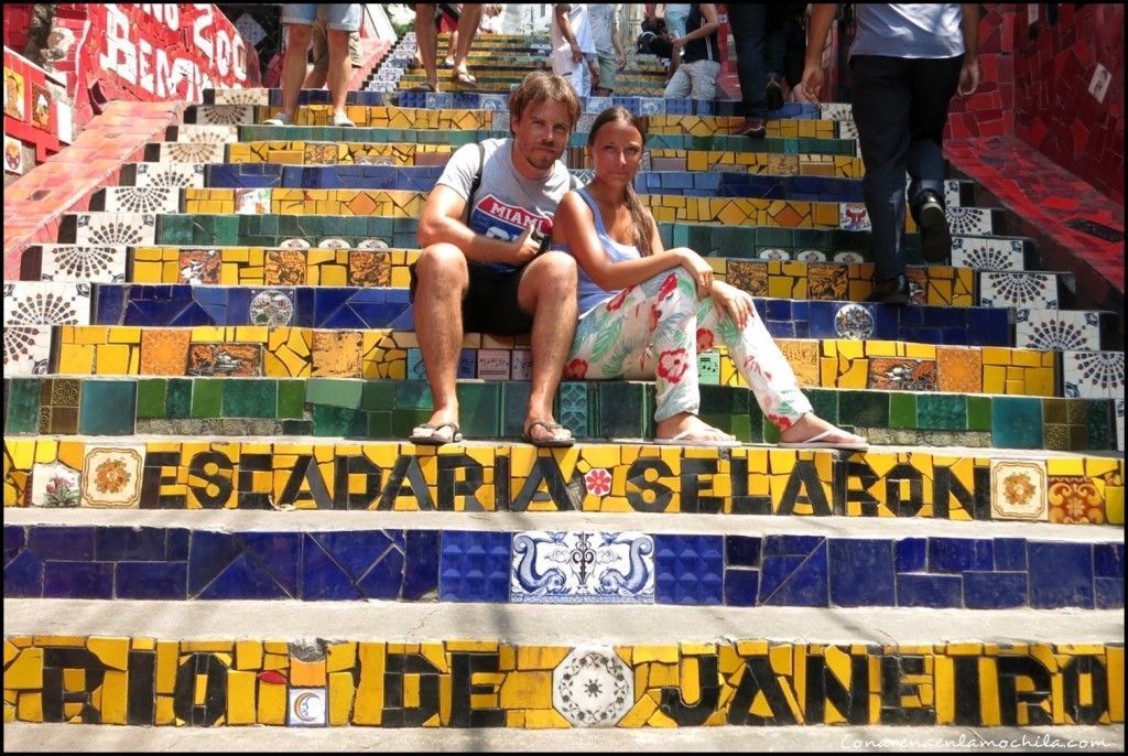 Escadaria Selarón Rio de Janeiro Brasil