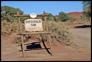 Entrada Sossusvlei