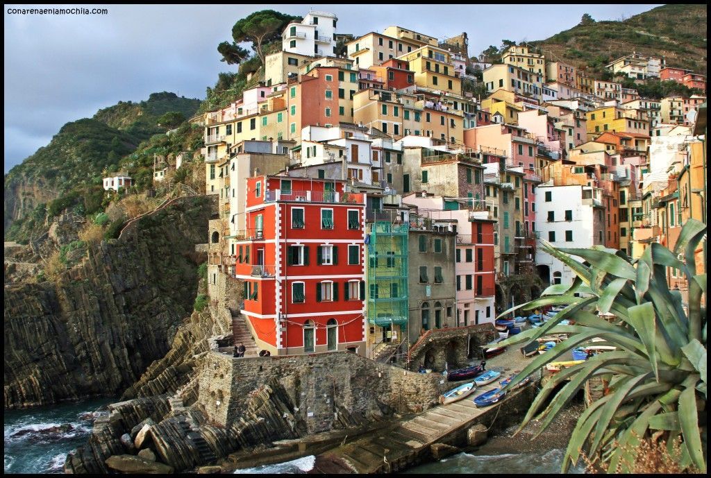 Riomaggiore Cinque Terre Liguria Italia