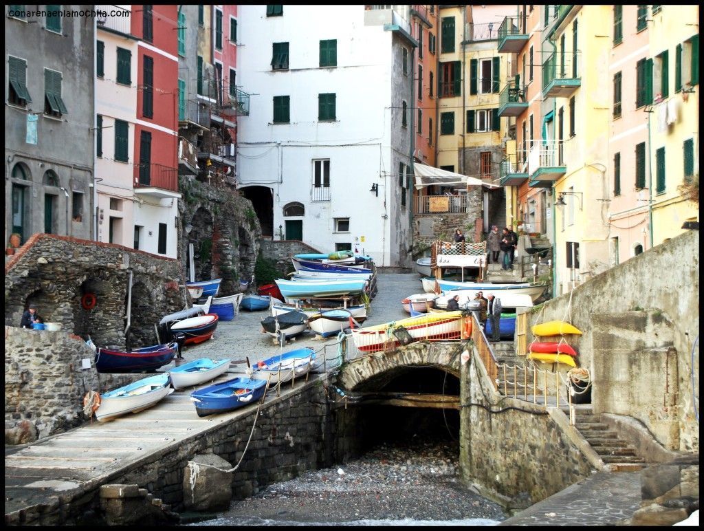 Riomaggiore Cinque Terre Liguria Italia