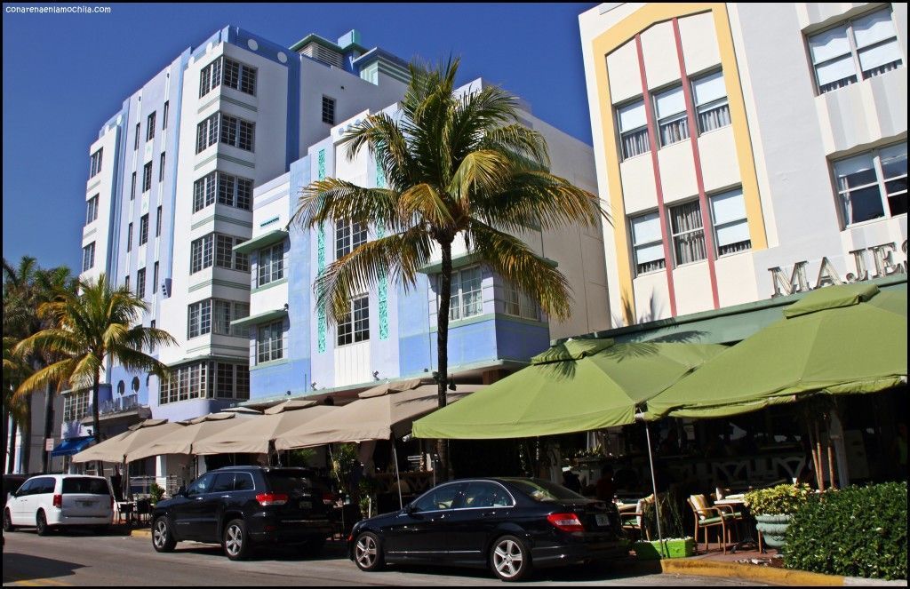 Ocean Drive Miami Beach Florida Estados Unidos