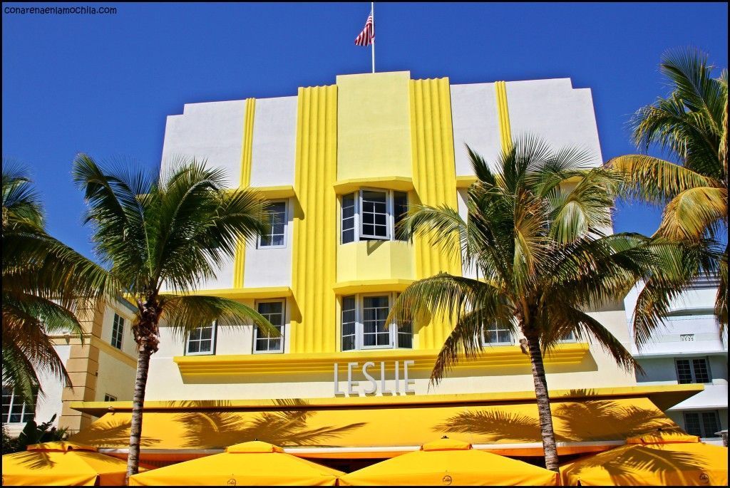 Ocean Drive Miami Beach Florida Estados Unidos