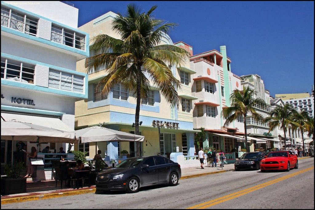 Ocean Drive Miami Beach Florida Estados Unidos
