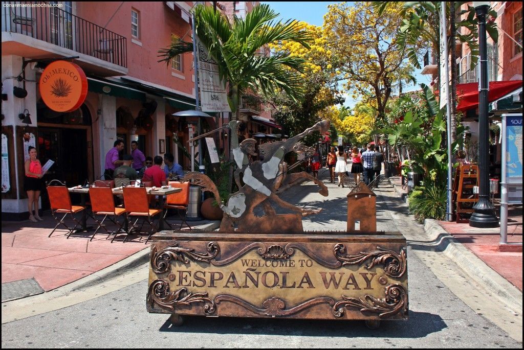 Española Way Miami Beach Florida Estados Unidos