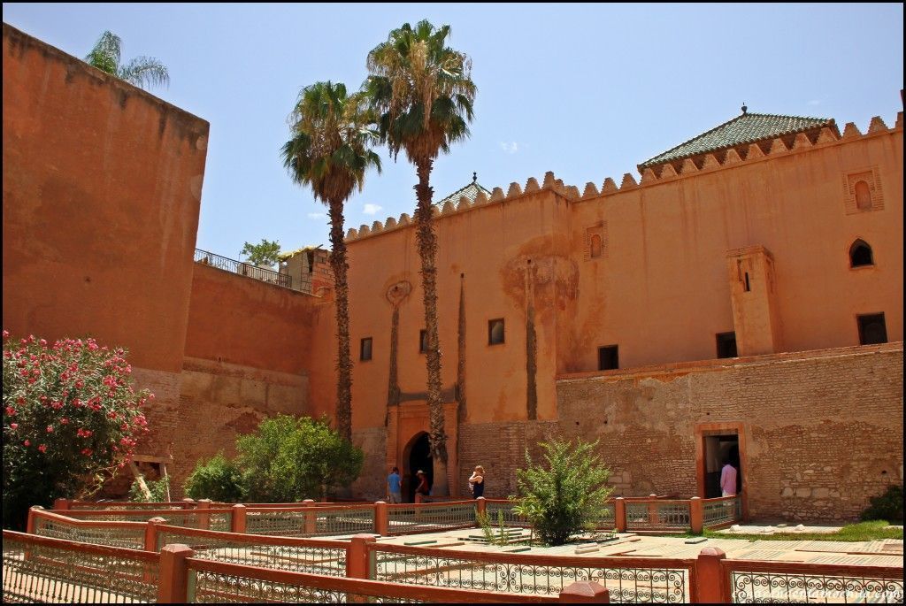 Tumbas saadíes Marrakech Marruecos