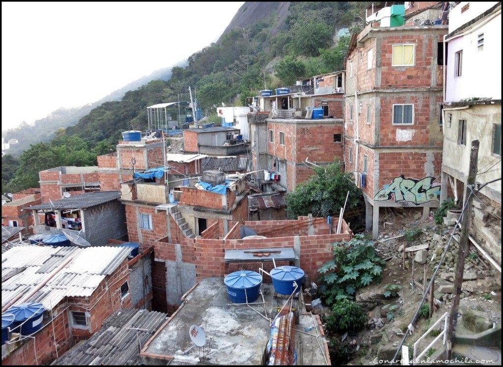 Favela Santa Marta Rio de Janeiro Brasil