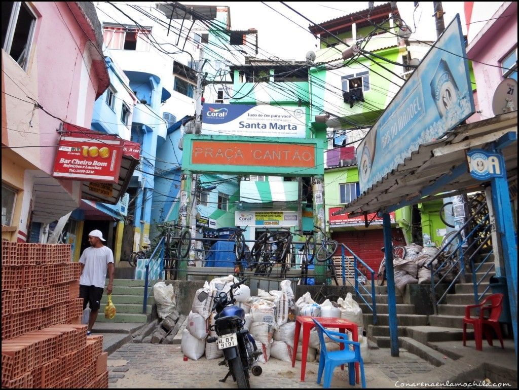 Favela Santa Marta Rio de Janeiro Brasil