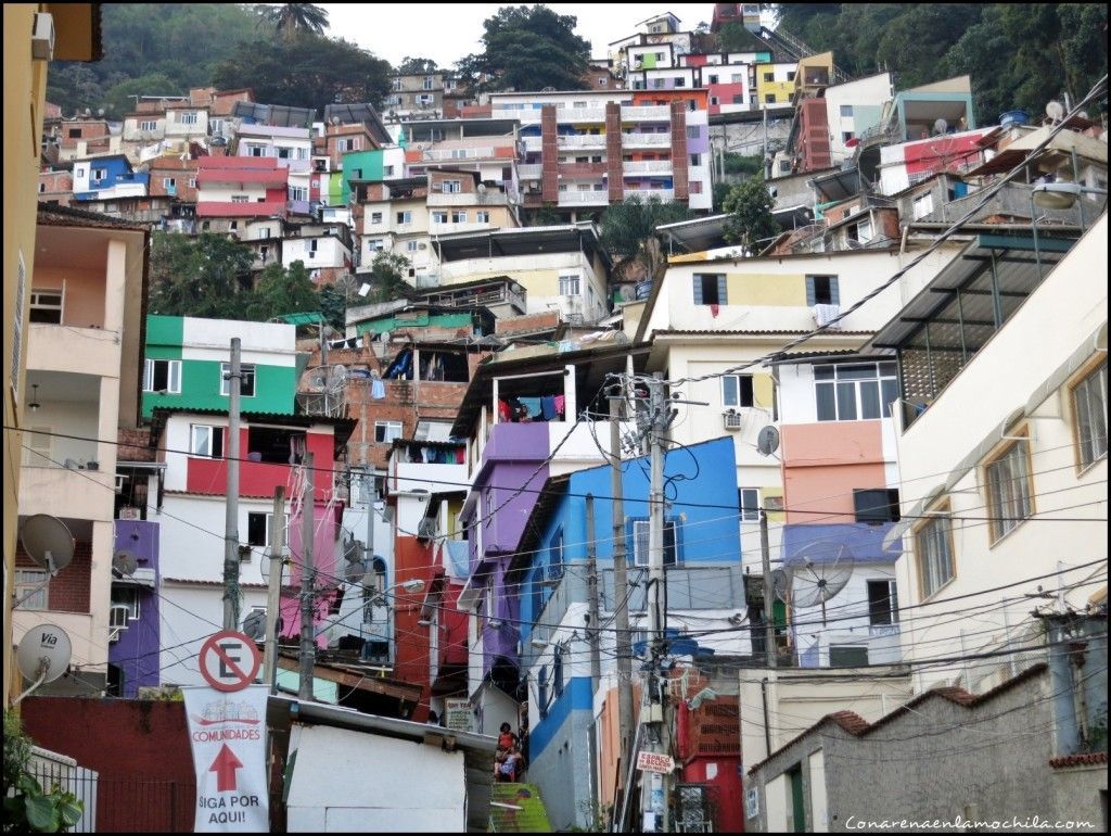 Favela Santa Marta Rio de Janeiro Brasil