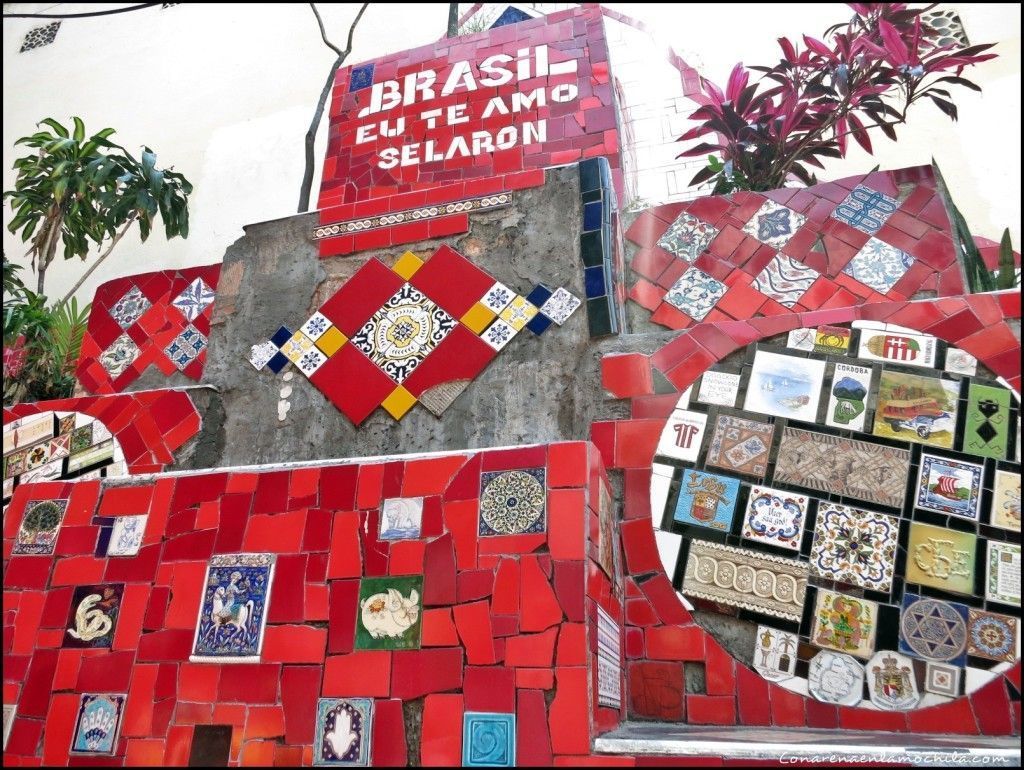 Escadaria Selarón Rio de Janeiro Brasil