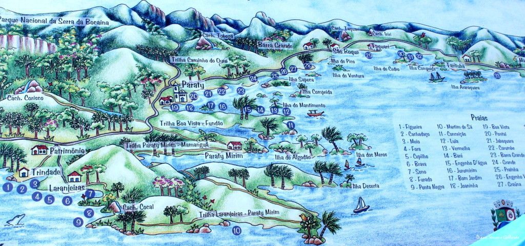 Mapa Paraty