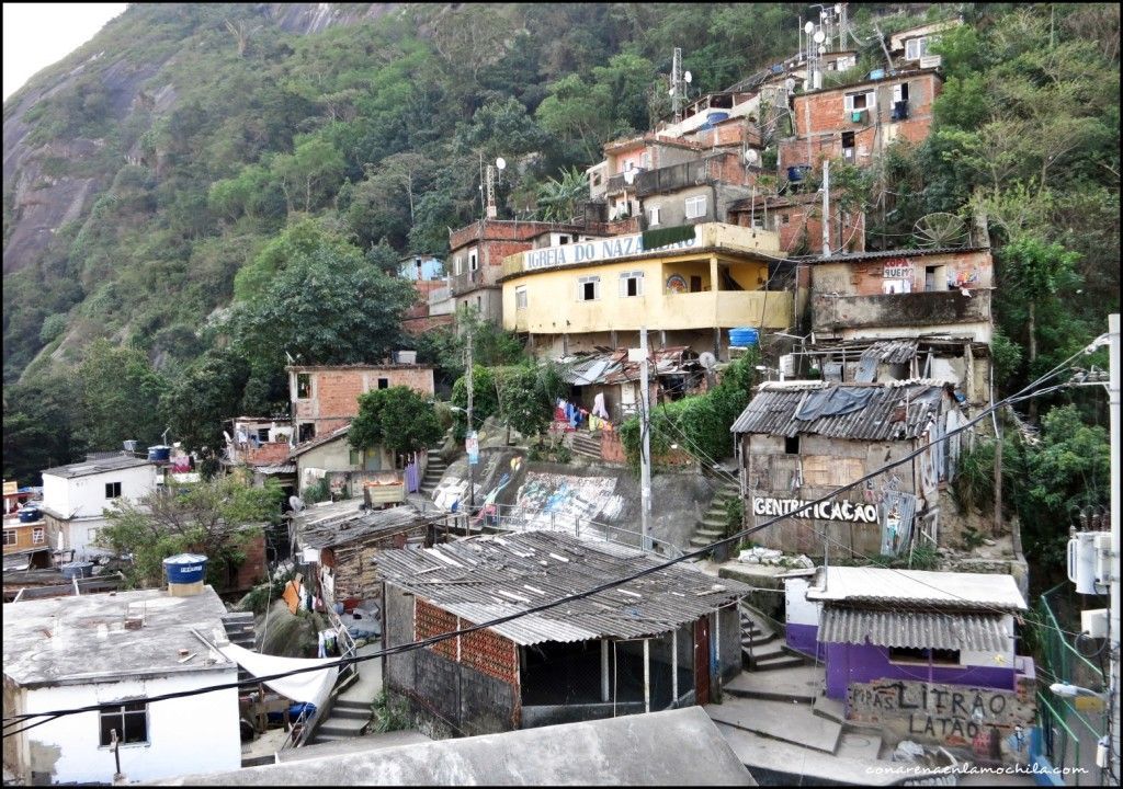 Favela Santa Marta Rio de Janeiro Brasil